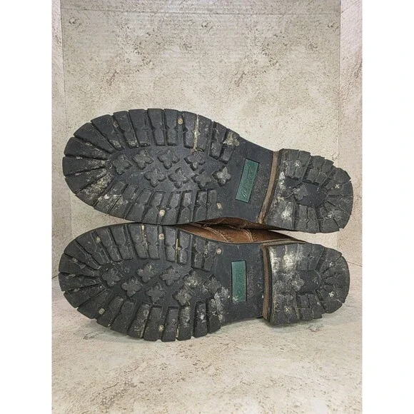 Ad Tec Work Boots Mens Sz 7M Brown Oil Tanned Leather Water Resistant 1427 Shoes - Picture 12 of 15